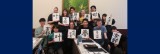 留學生休息室「KI-ZU-NA」舉辦了「2024 國際交流活動～書法體驗～」